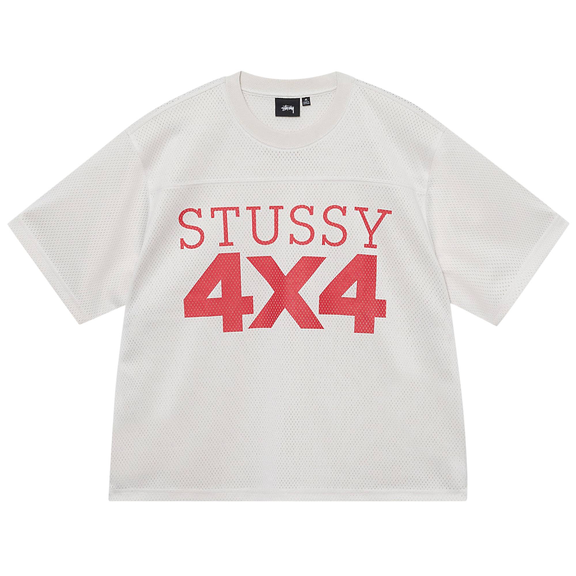 Stüssy Stussy 4X4 Mesh Football Jersey 'Bone' | REVERSIBLE