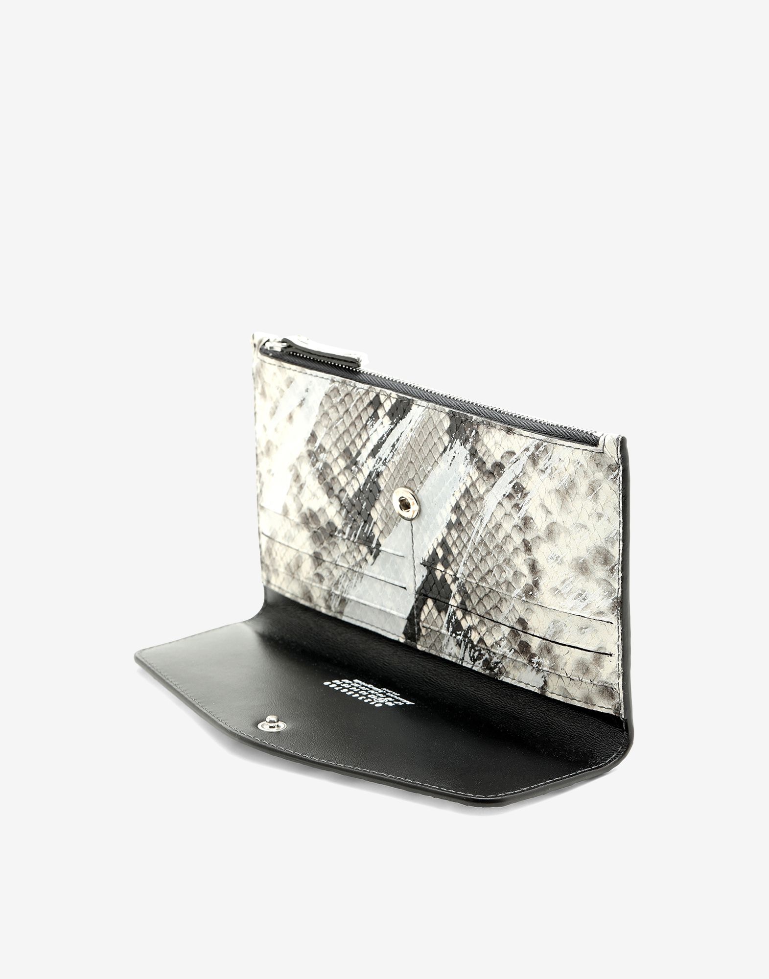 Python-effect flap wallet - 3