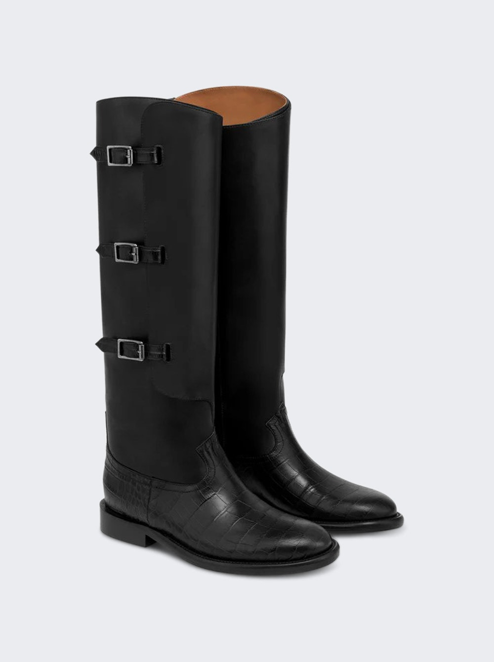 Montana Buckle Boot Black - 2