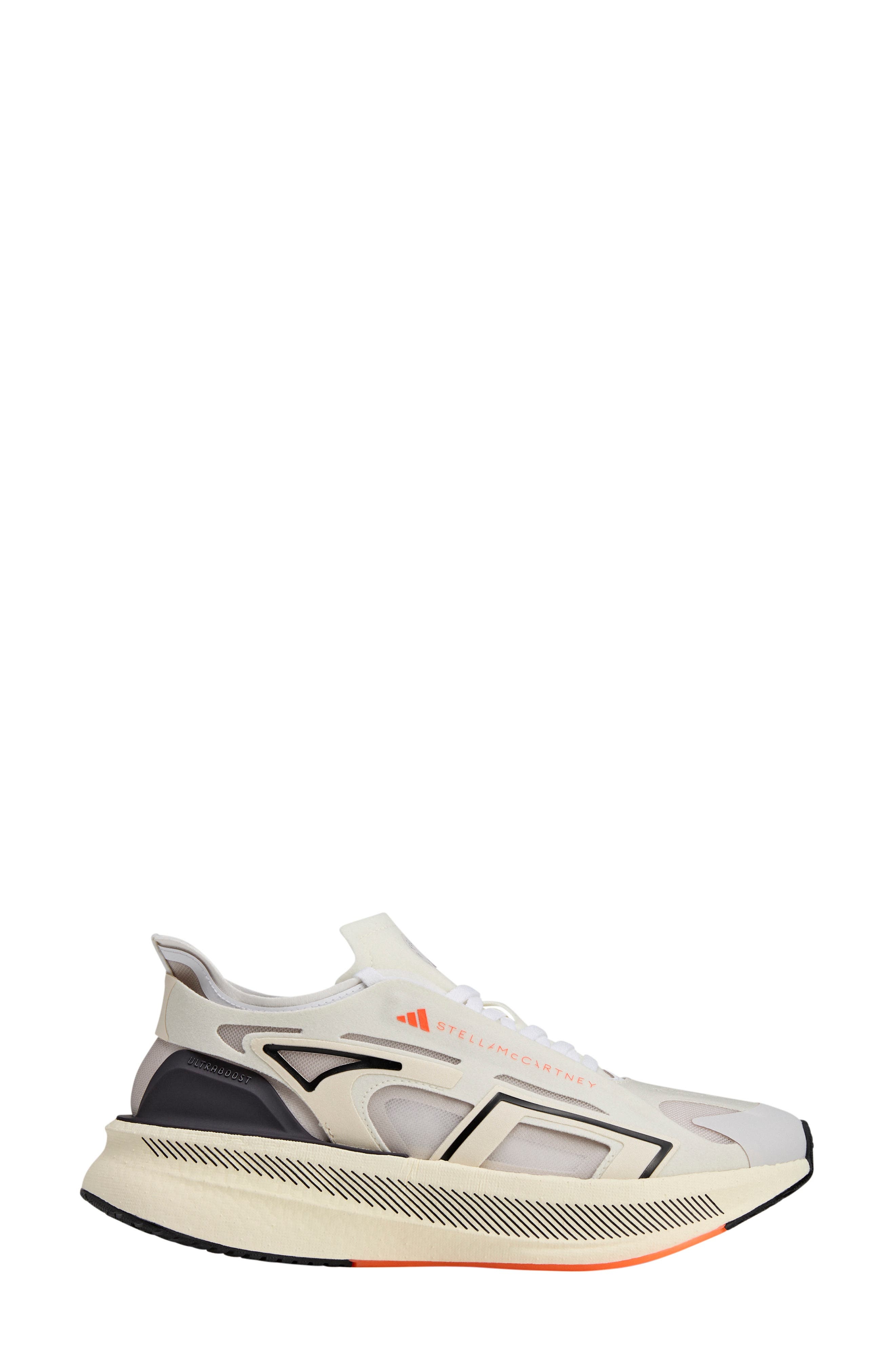 adidas by Stella McCartney Ultraboost 5 Running Sneaker in Ivory/Grey/Black at Nordstrom - 3