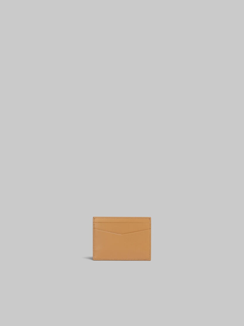 SAND LEATHER CARD CASE - 3