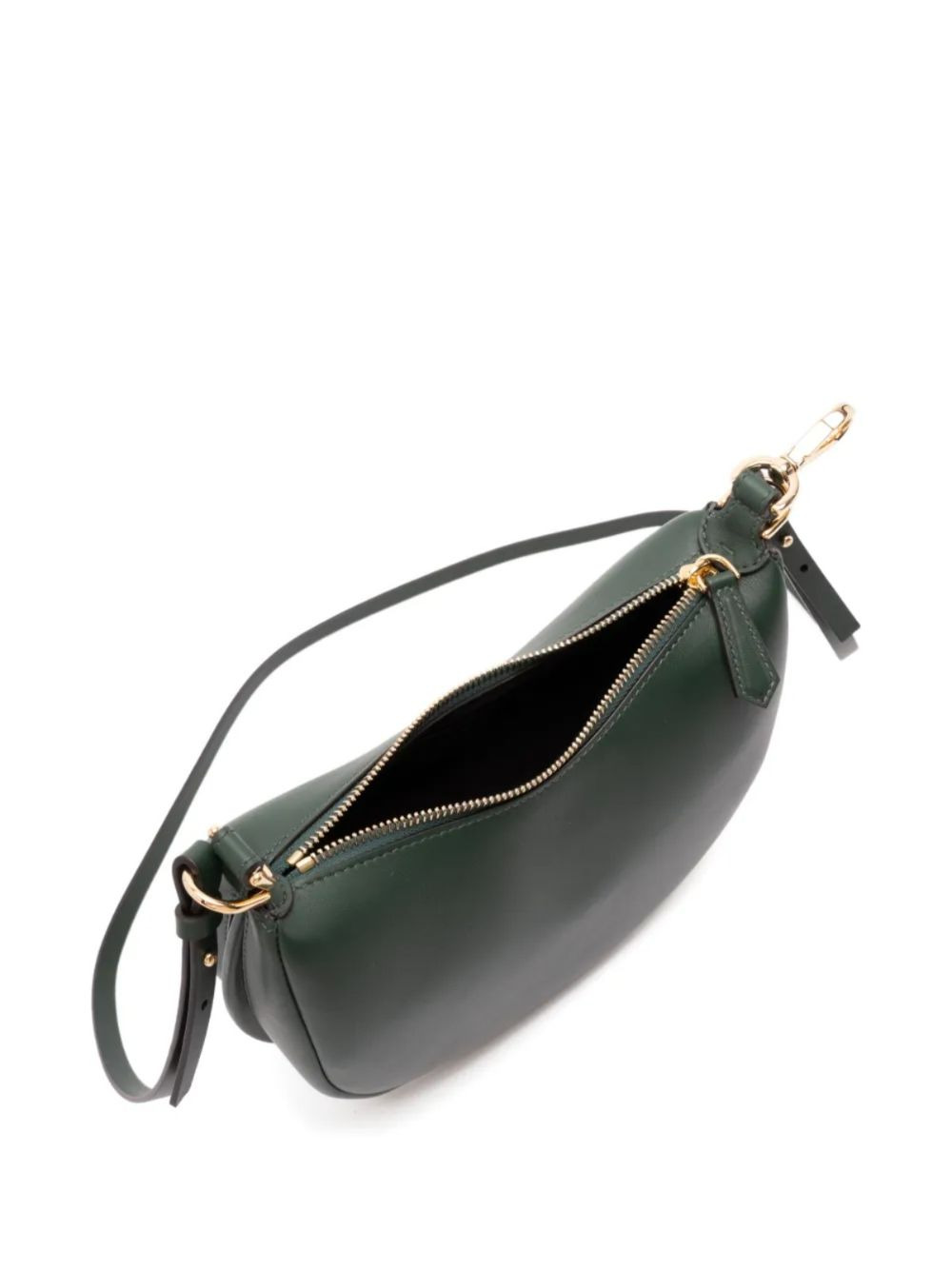 FENDI MINI FENDIGRAPH MATTE LEATHER CLUTCH - 5