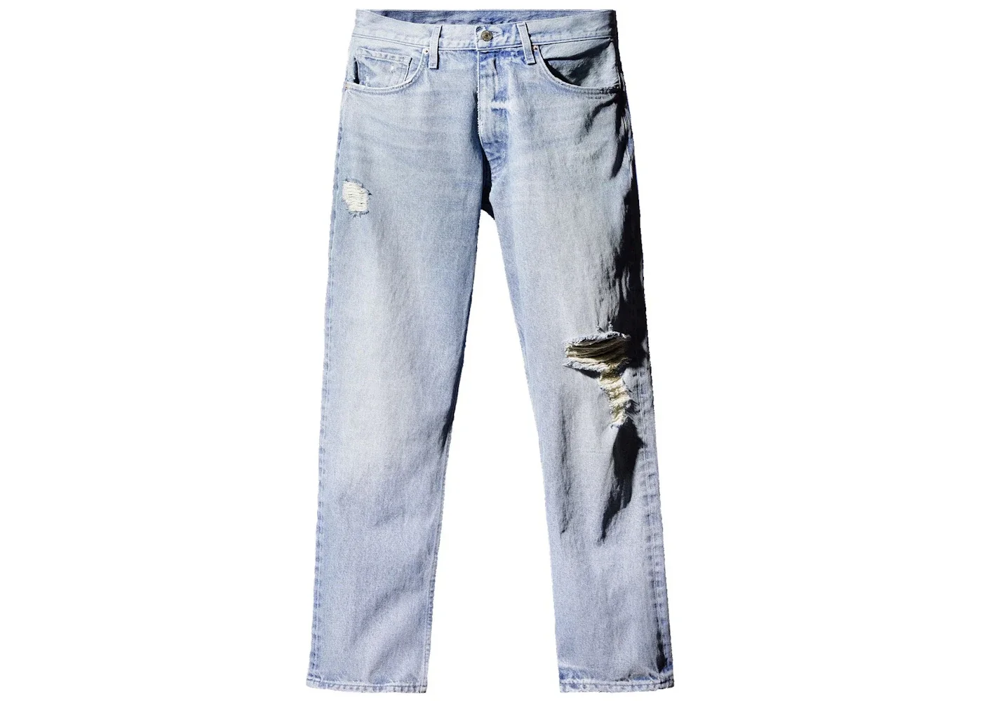 Yeezy Gap 5 Pocket Denim Pants Blue - 1