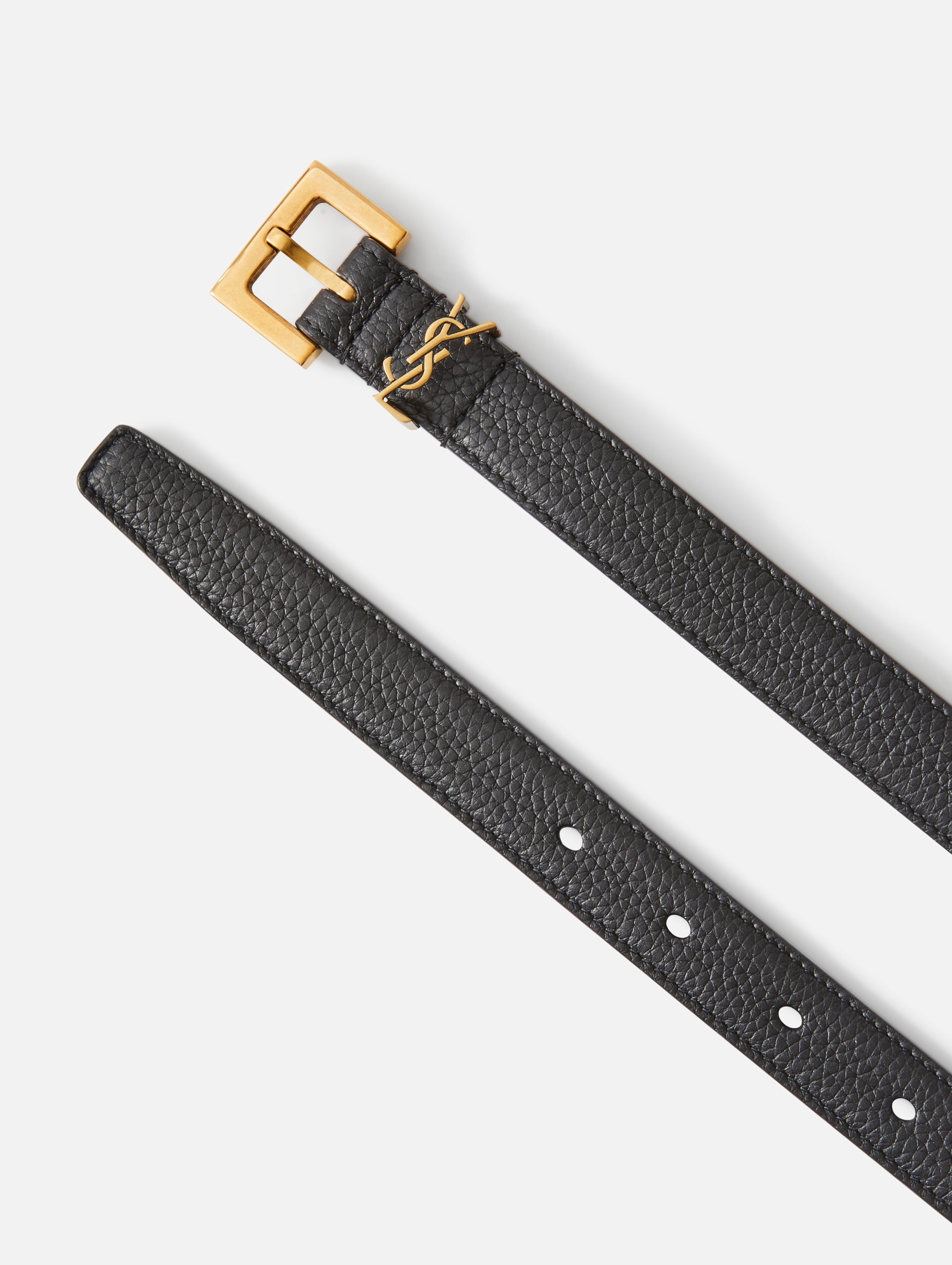Saint Laurent Logo Belt - 4