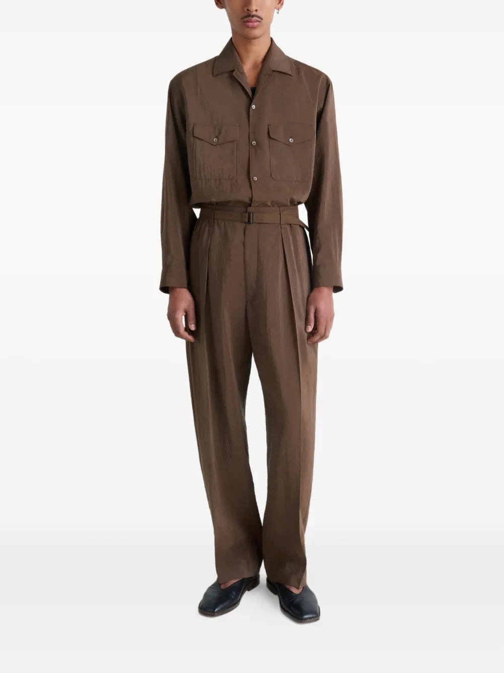 LEMAIRE - Men Convertible Collar Shirt - 3