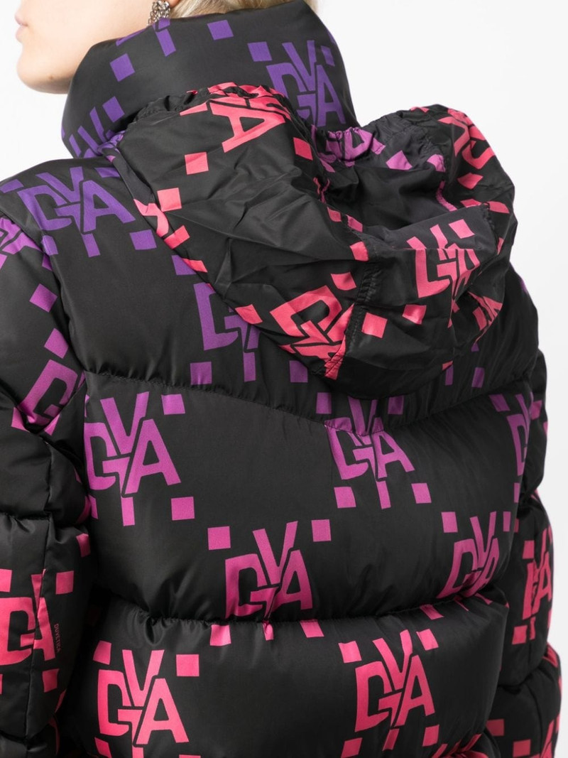 monogram-pattern quilted jacket 6