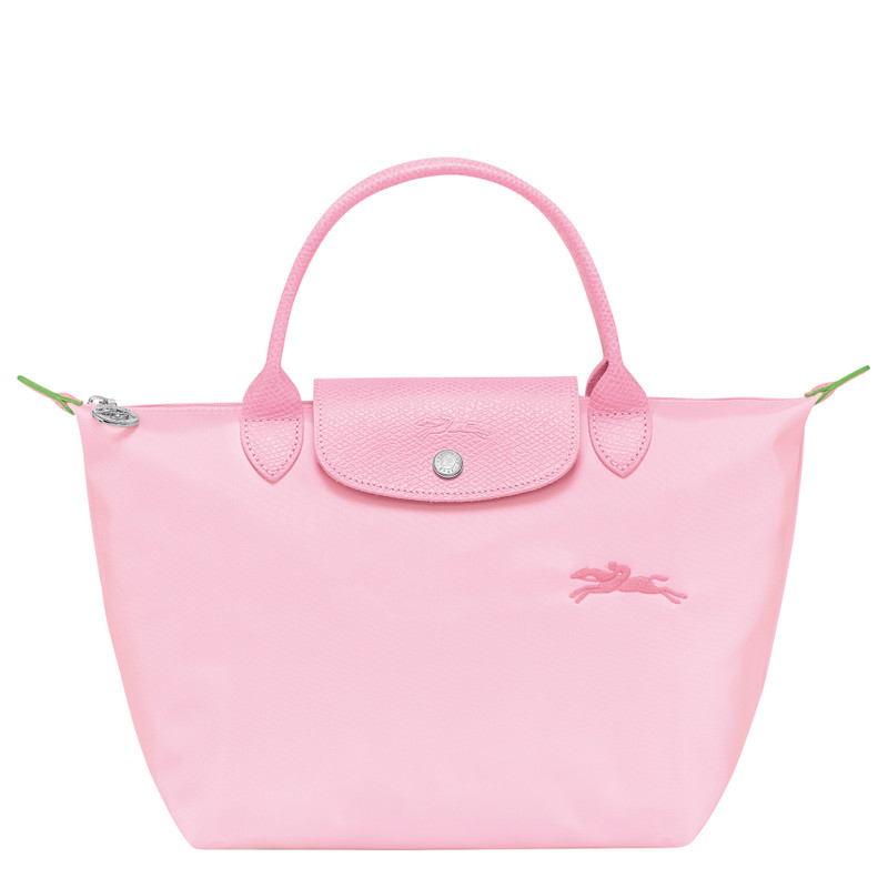 Le Pliage Green S Handbag Pink - Recycled canvas - 1