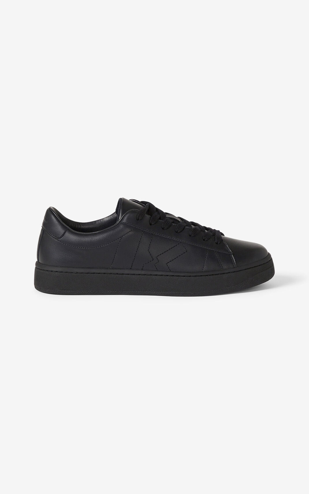 KENZO Kourt K Logo leather sneakers - 1