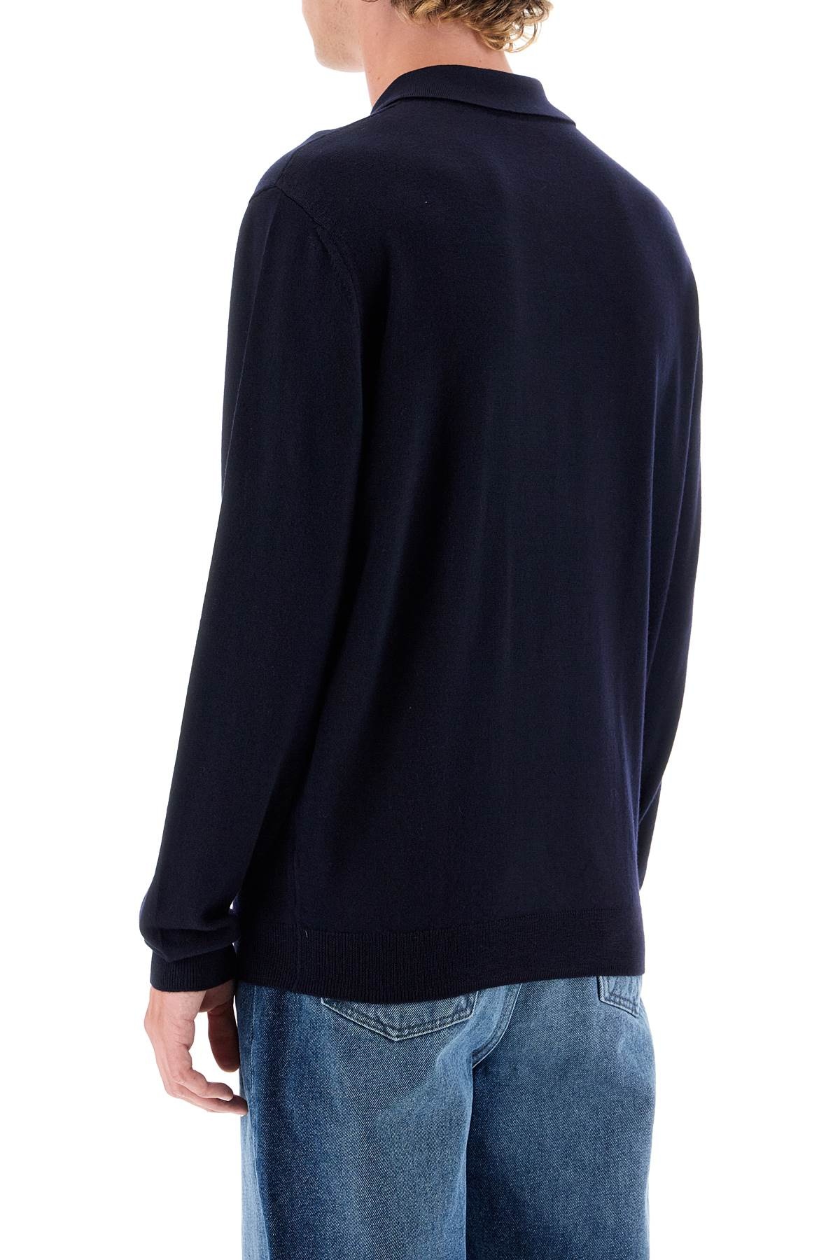 JACOB WOOL PULLOVER POLO SWEATER - 4