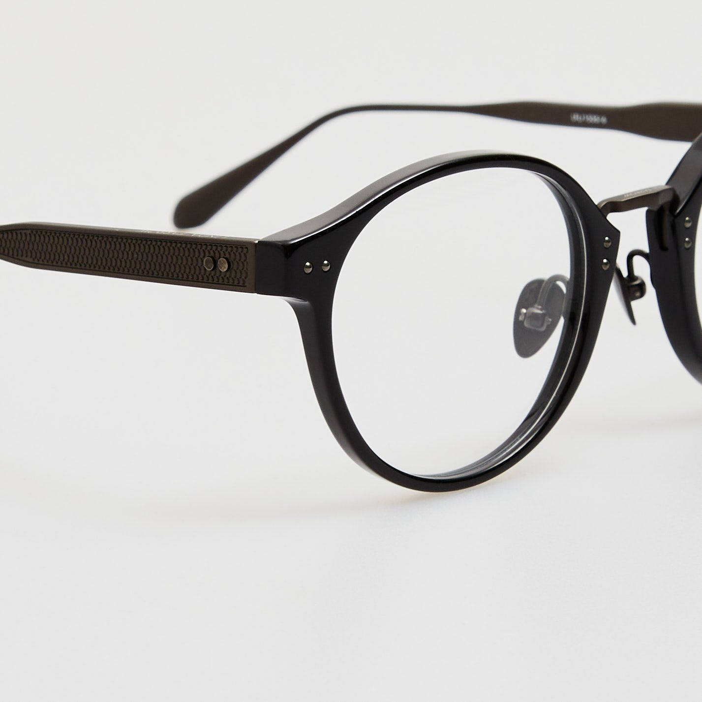 Marco Oval Optical Frame in Black and Matt Nickel - 4