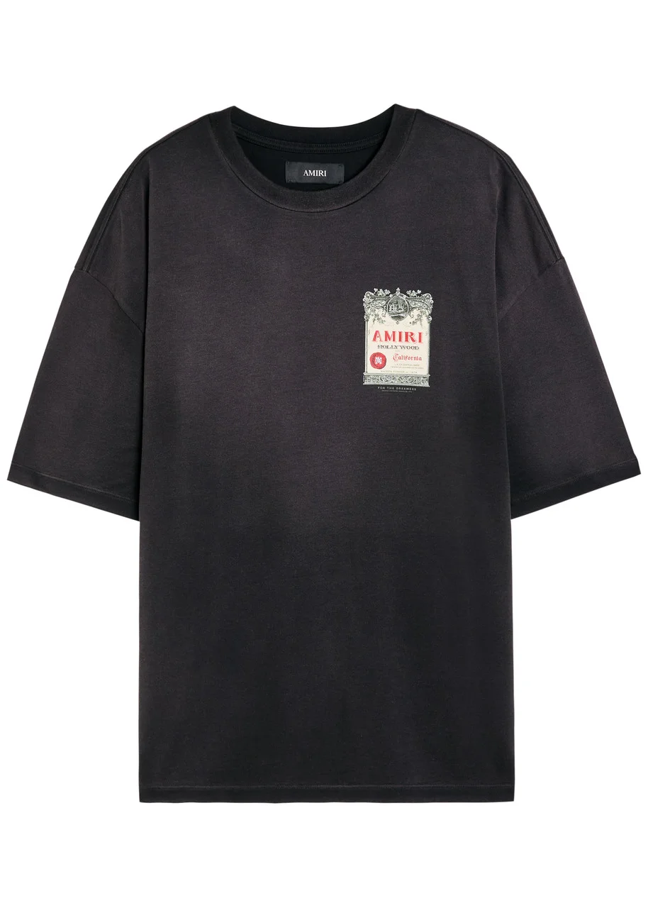 Amiri Hollywood Printed Cotton T-shirt - 1