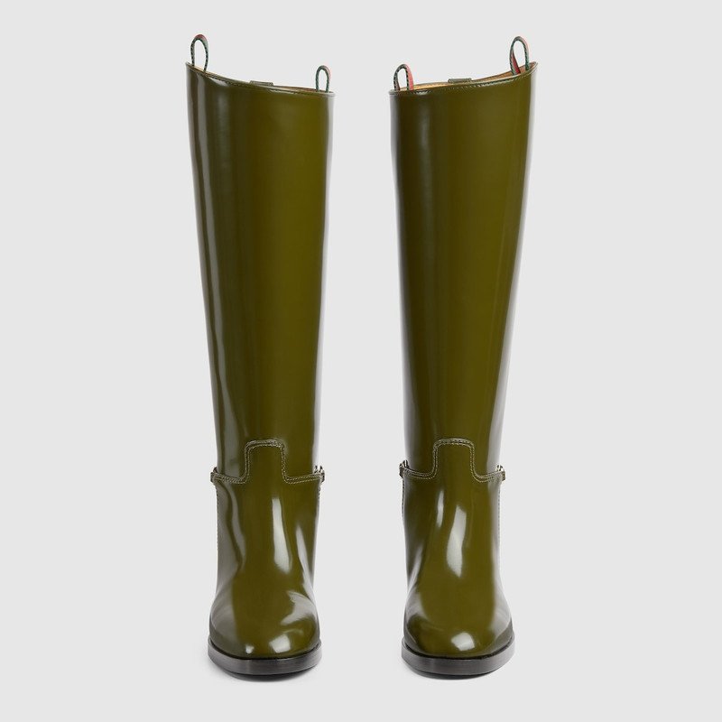 GUCCI Women's slim Horsebit boot outlook
