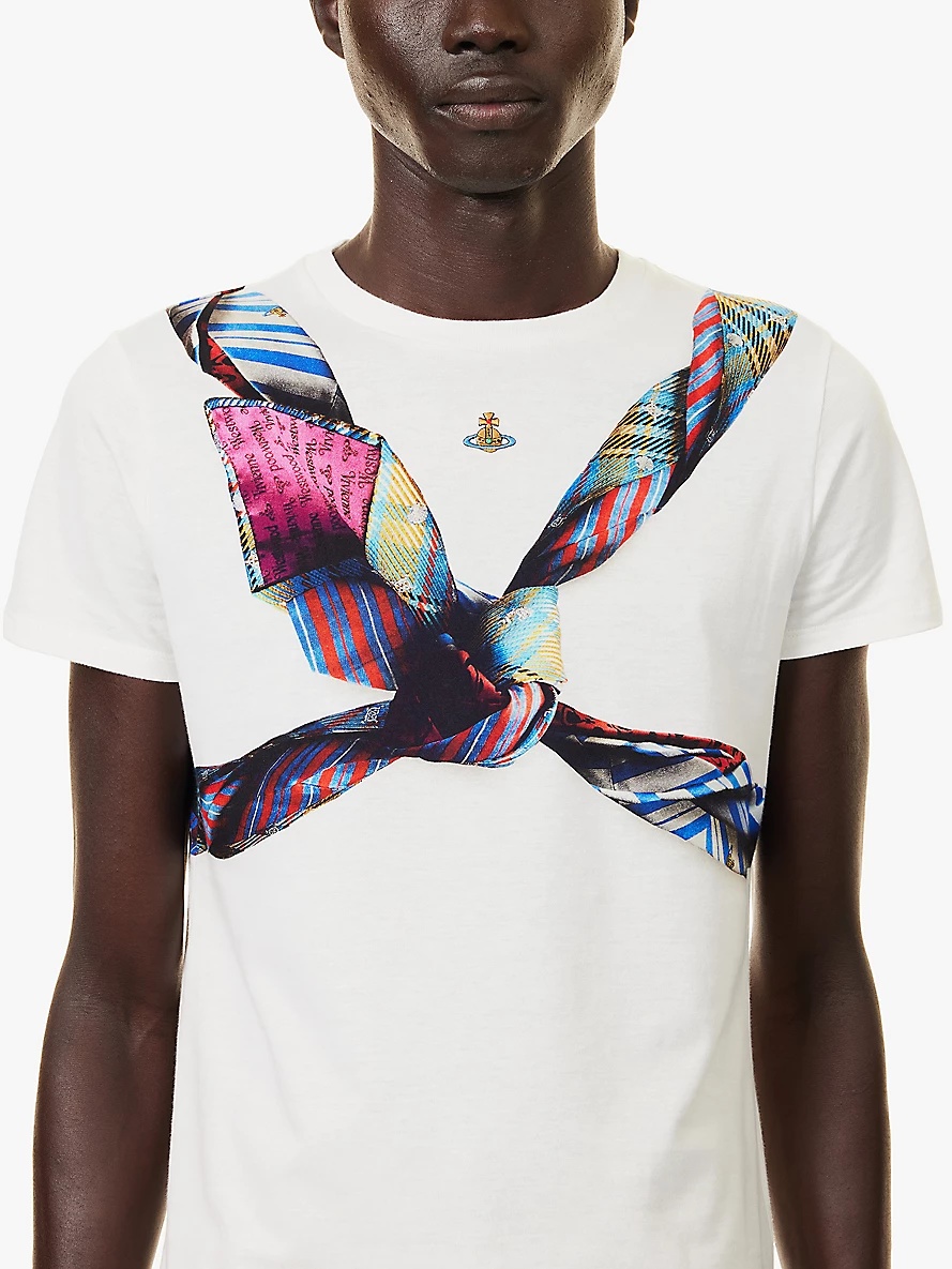 Tie Bondage Peru graphic-print regular-fit organic-cotton T-shirt - 5