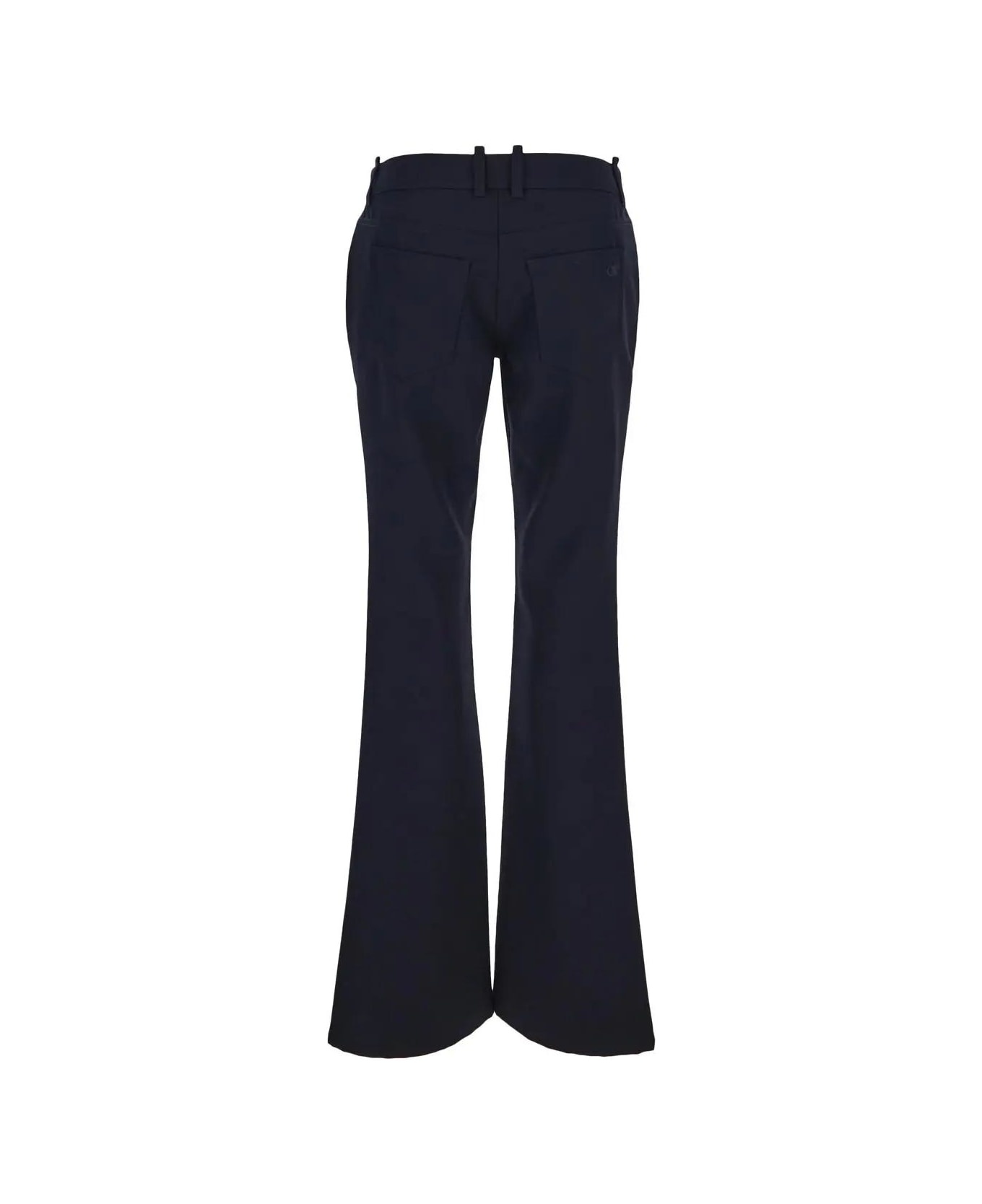 Dry Wool Slim Flared Trousers - 2