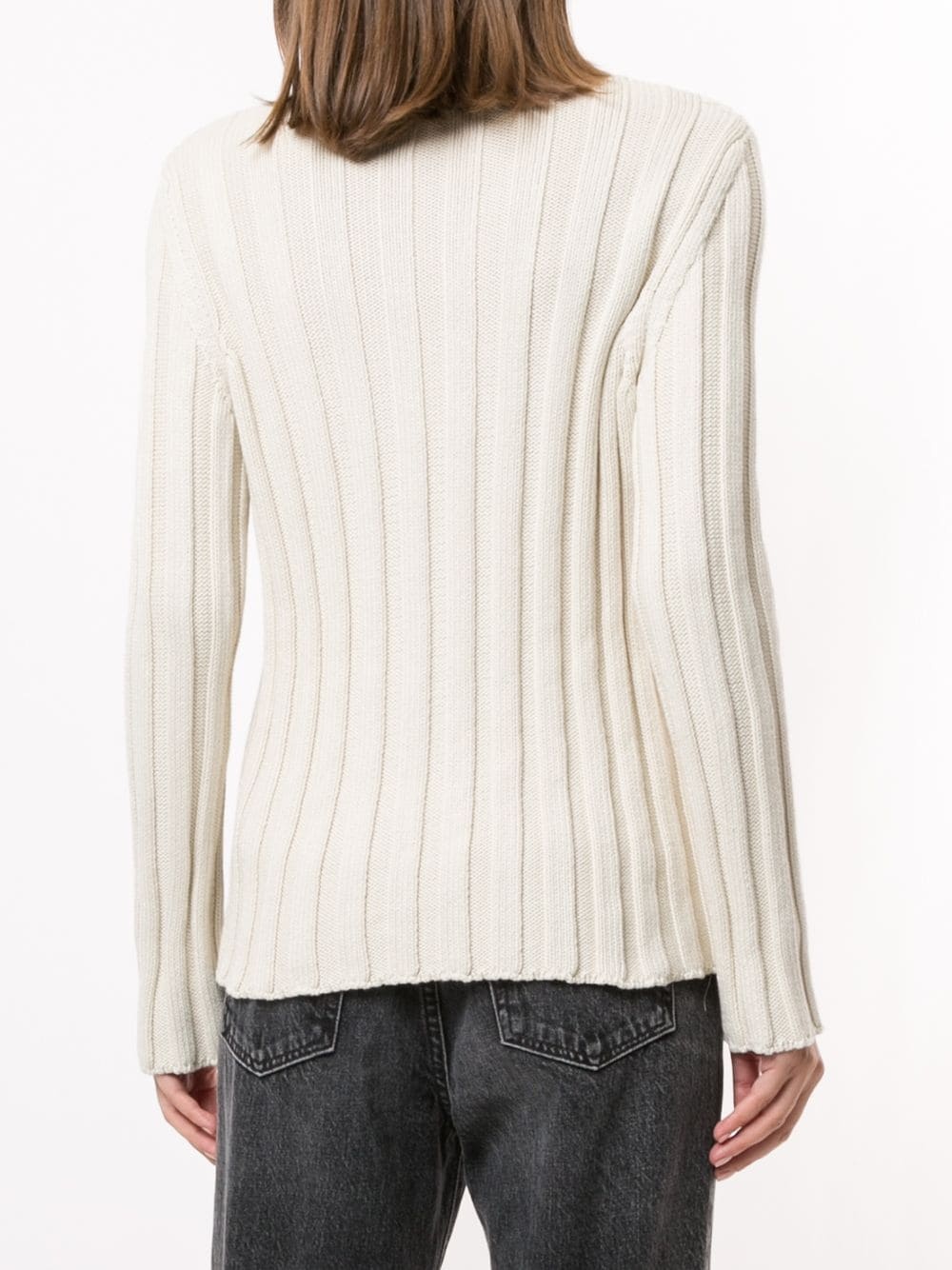 rib-knit jumper - 4