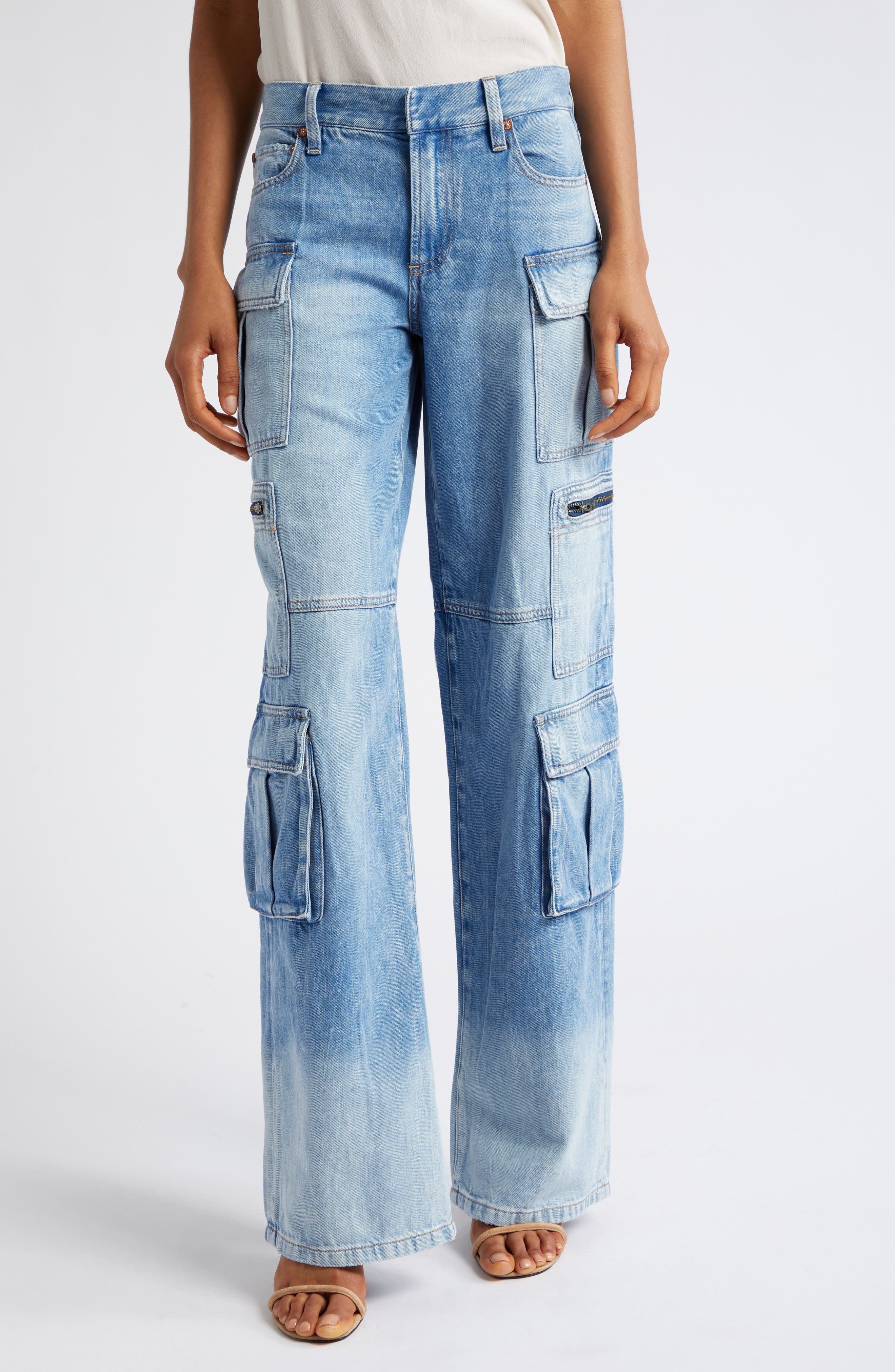 Cay Baggy Cargo Jeans - 1