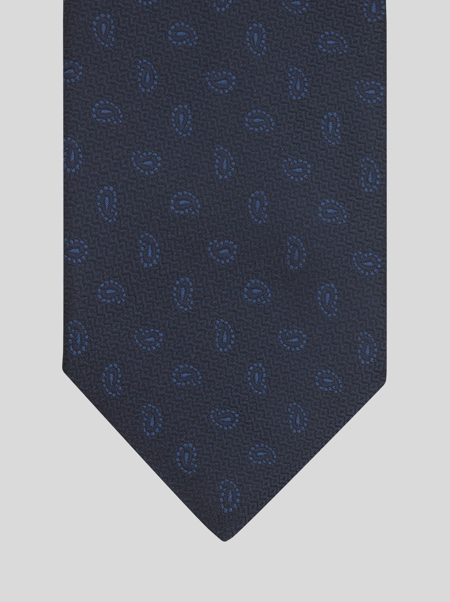 SILK TIE WITH PAISLEY DESIGNS - 3