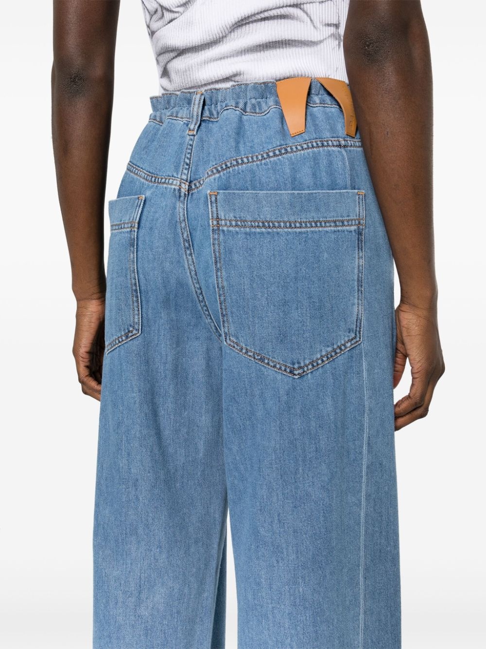 Iris mid-rise wide-leg jeans - 5