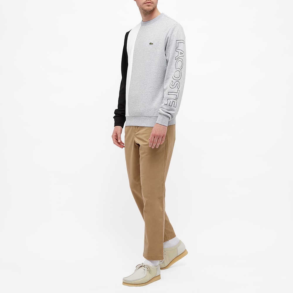 Lacoste Block Stripe Crew Sweat - 6