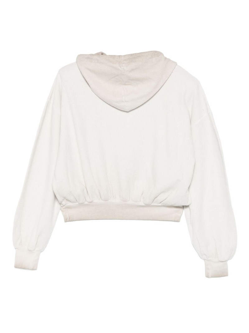 HALFBOY®️ hooded ribbed top outlook