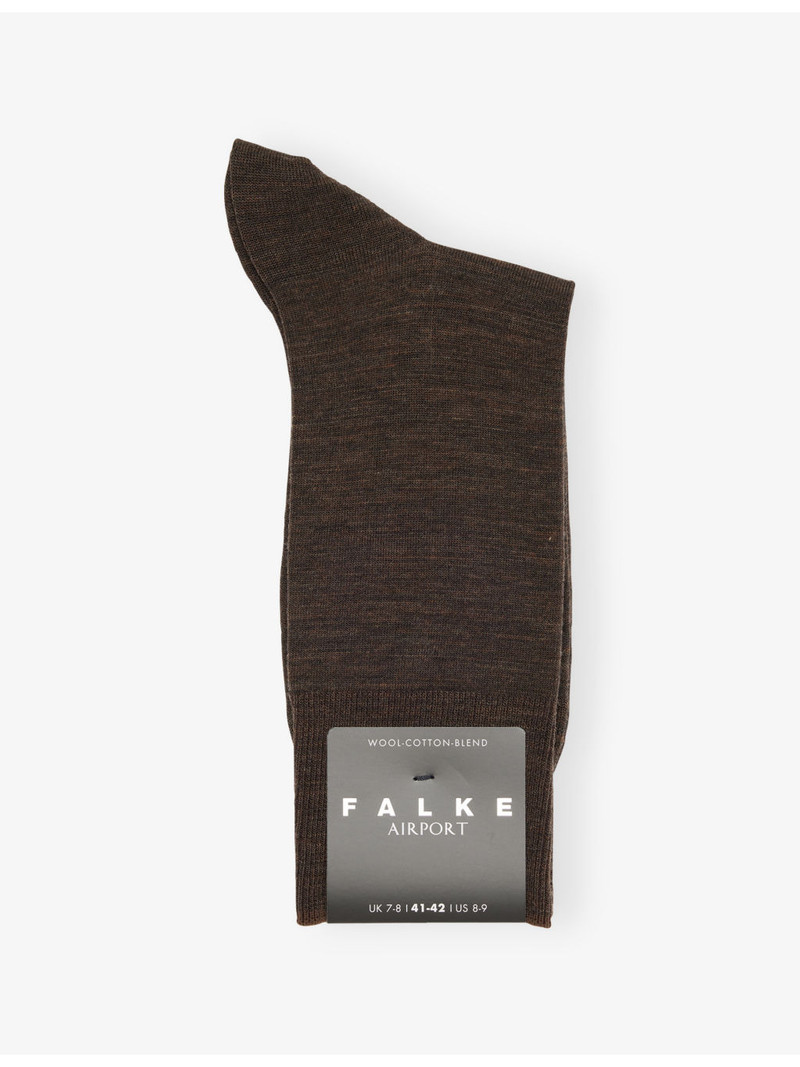 Falke Airport Crew-Length Stretch-Cotton 1