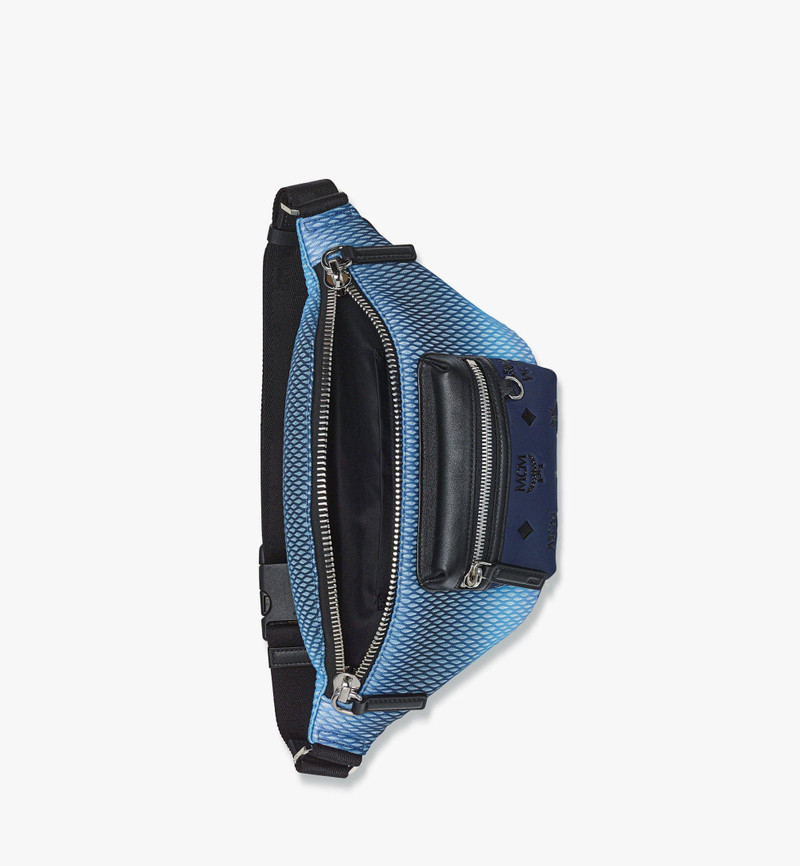 MCM Fursten Belt Bag in Gradation Mesh and Monogram Neoprene outlook
