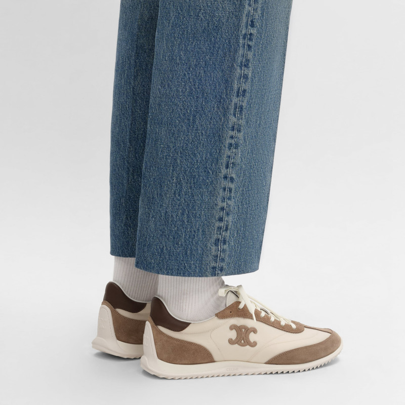 CELINE RACER SNEAKER IN NYLON, SUEDE CALFSKIN AND CALFSKIN outlook