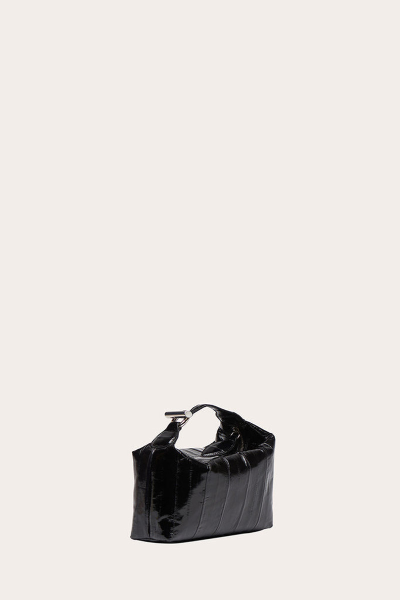 PILLOW POUCH MICRO BLACK EEL 1