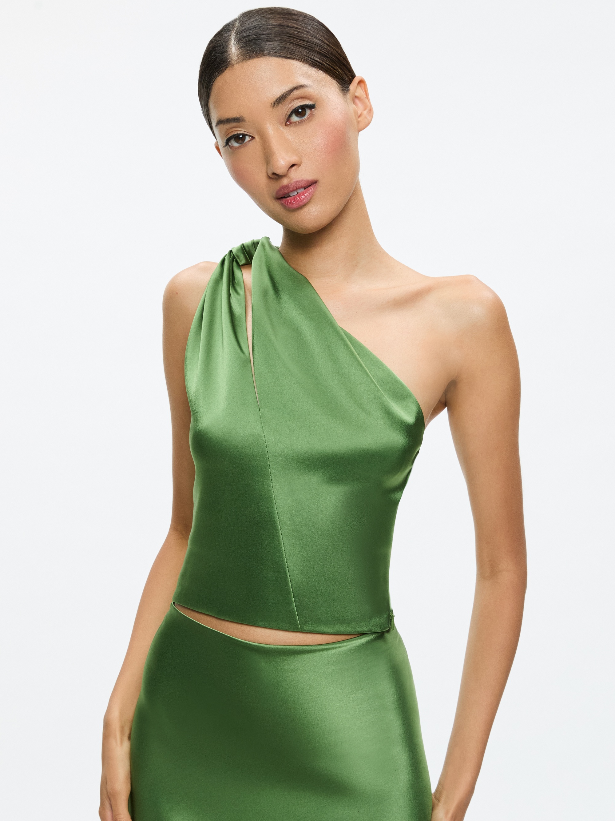 PIERA ONE SHOULDER TWIST TOP - 2