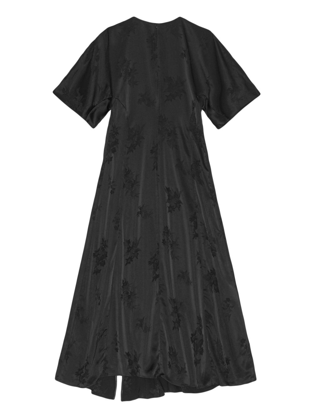 floral-jacquard dress - 6