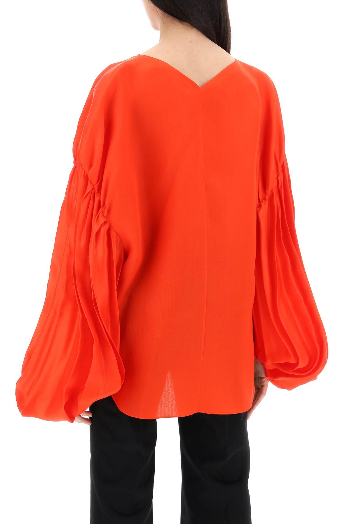 "QUICO BLOUSE WITH PUFFED SLEEVES - 9