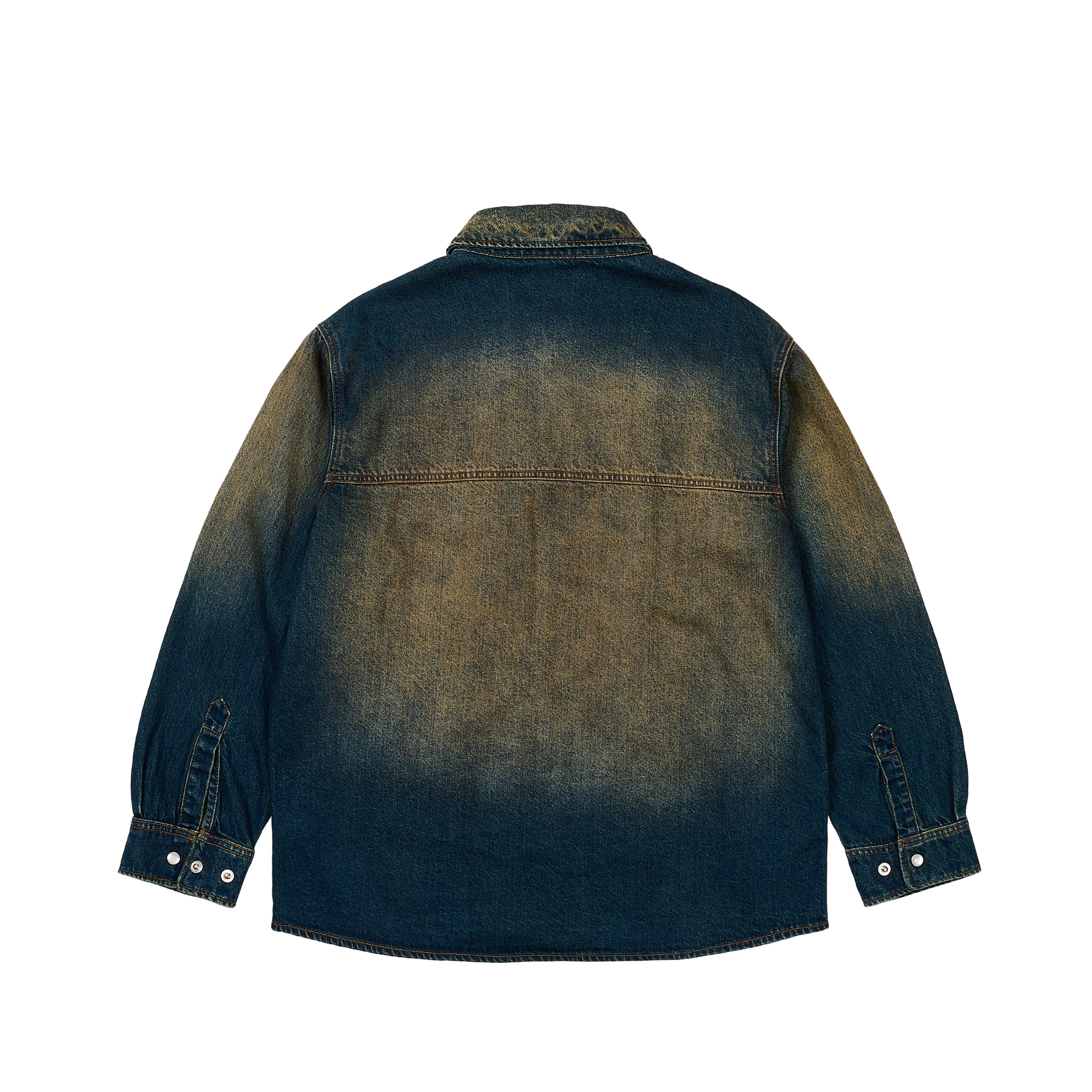 SCRIPTY DENIM SHIRT SAND WASH INDIGO - 2