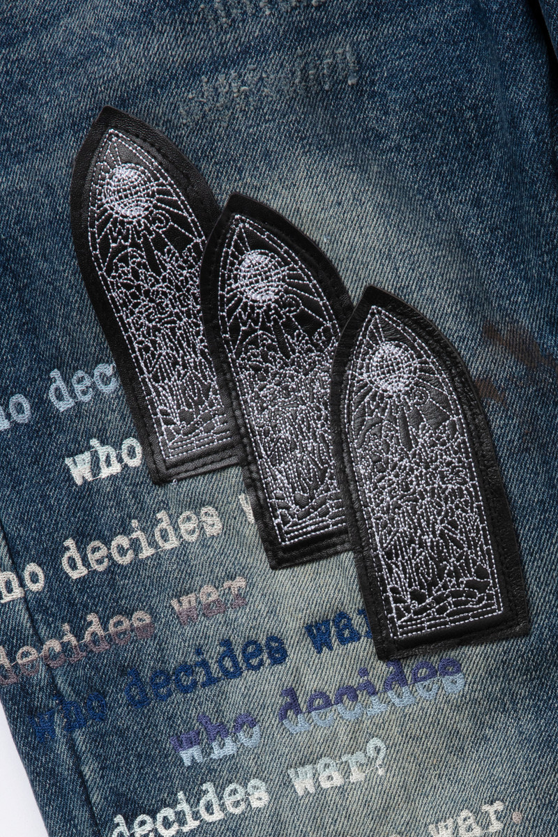 WHO DECIDES WAR SCRIPTURE DENIM outlook
