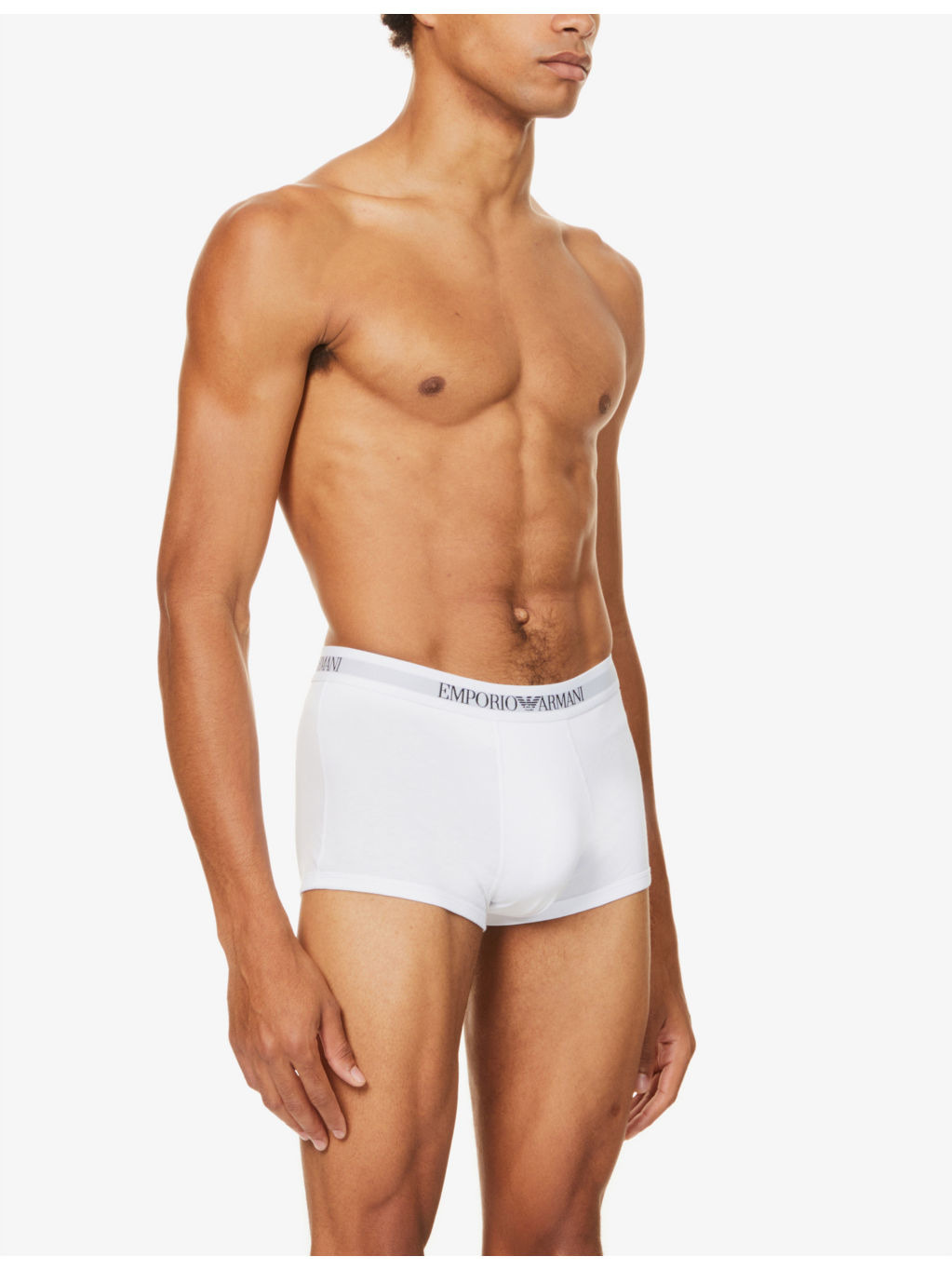 Slim-fit stretch-cotton trunks pack of three - 4