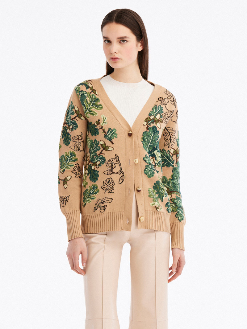 ACORN JACQUARD CARDIGAN 1