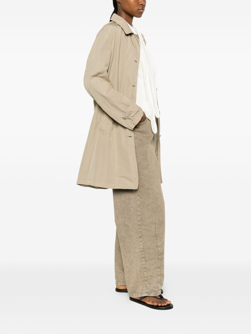 Aspesi button-up long-sleeve trench coat outlook