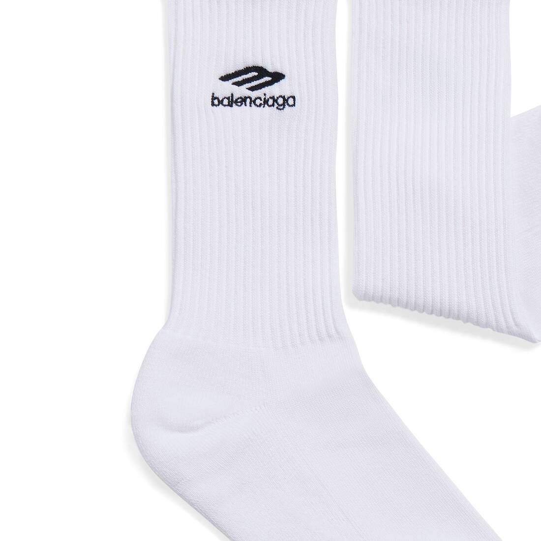 3b Sports Icon Socks in White - 2