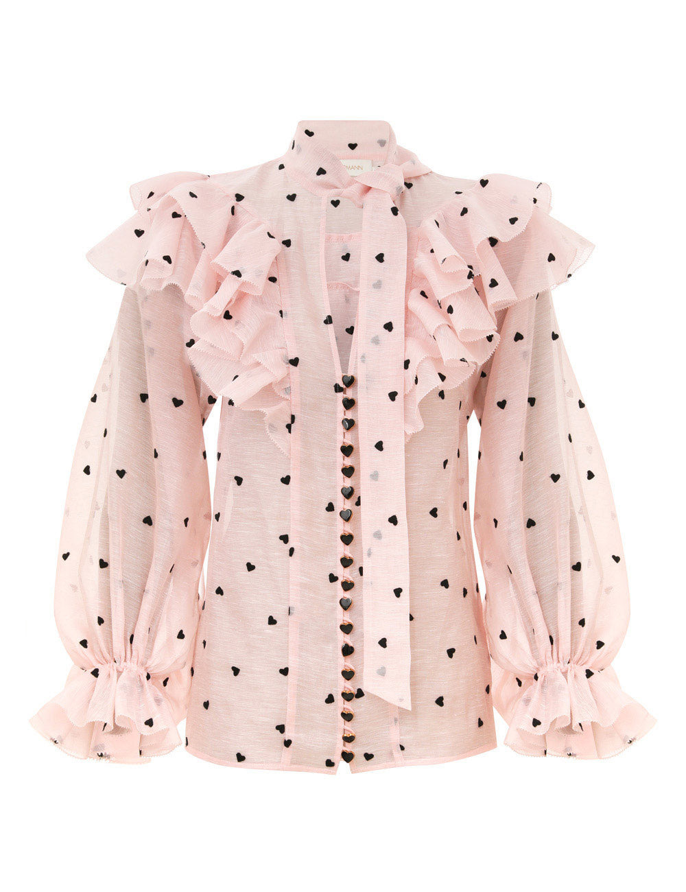 Crush Embroidered Blouse - 1