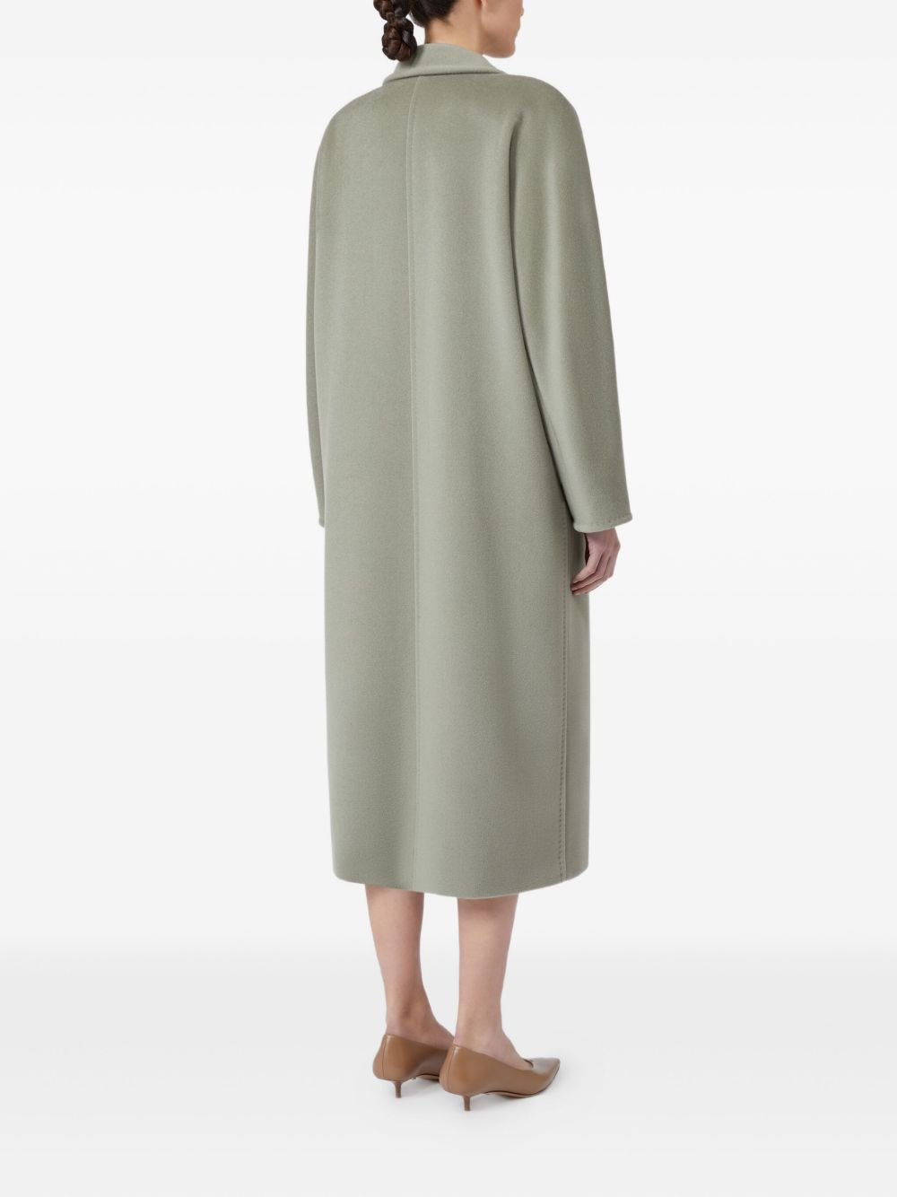 Puffer double-breasted buttoned coat - 3