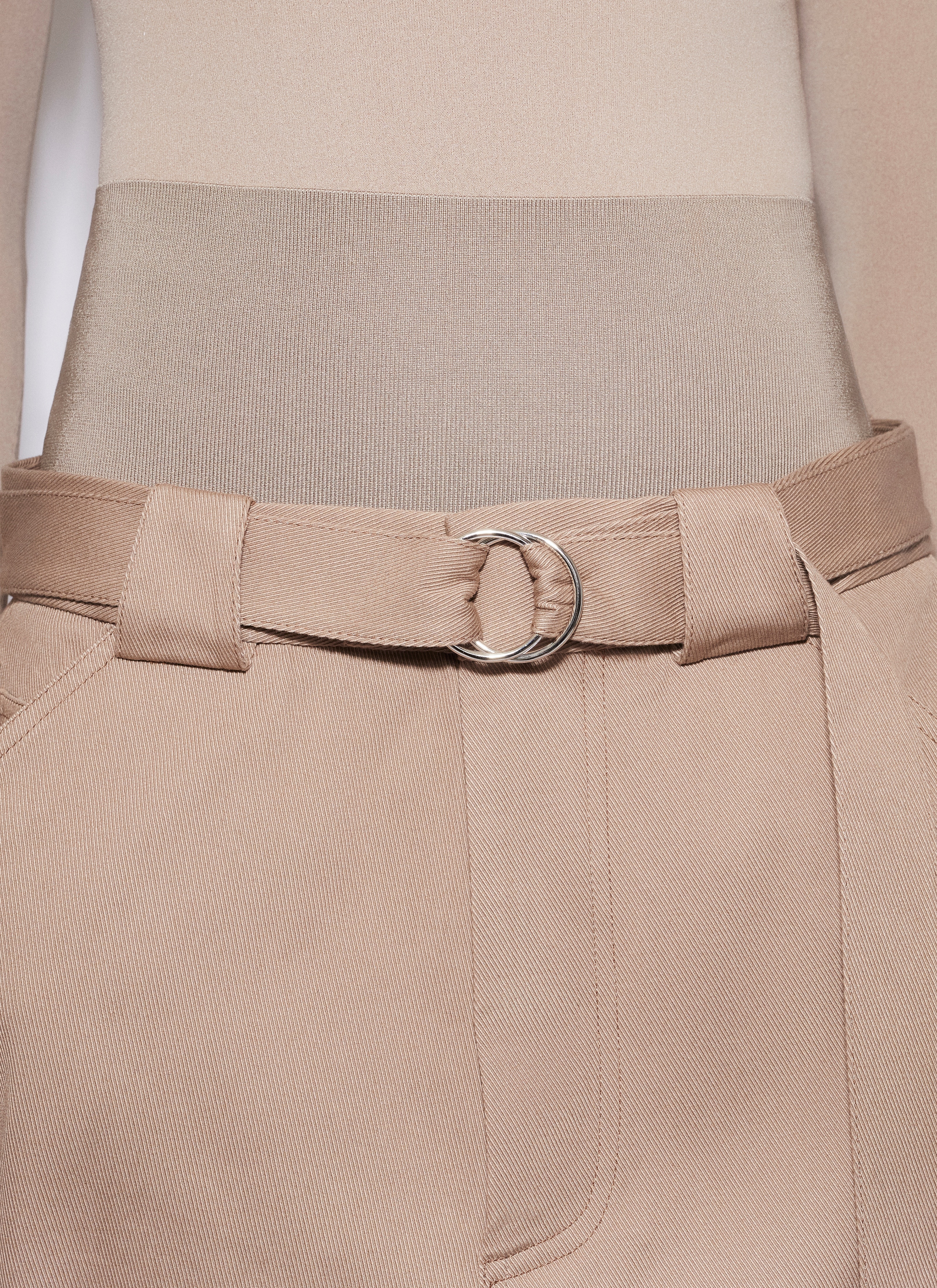 CARGO TROUSERS WITH KNIT BAND - 6