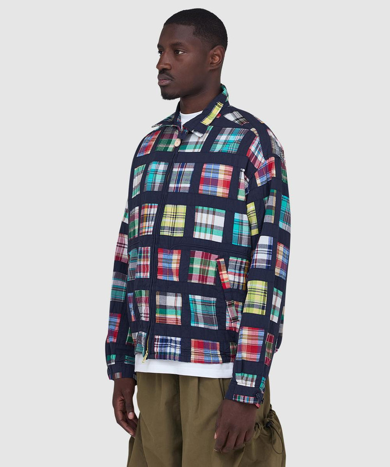 BEAMS PLUS Short window patchwork madras jacket outlook