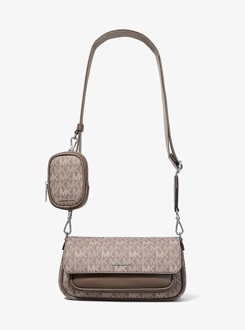 Jet Set Travel Small Signature Logo Crossbody Bag With Pouch - 1