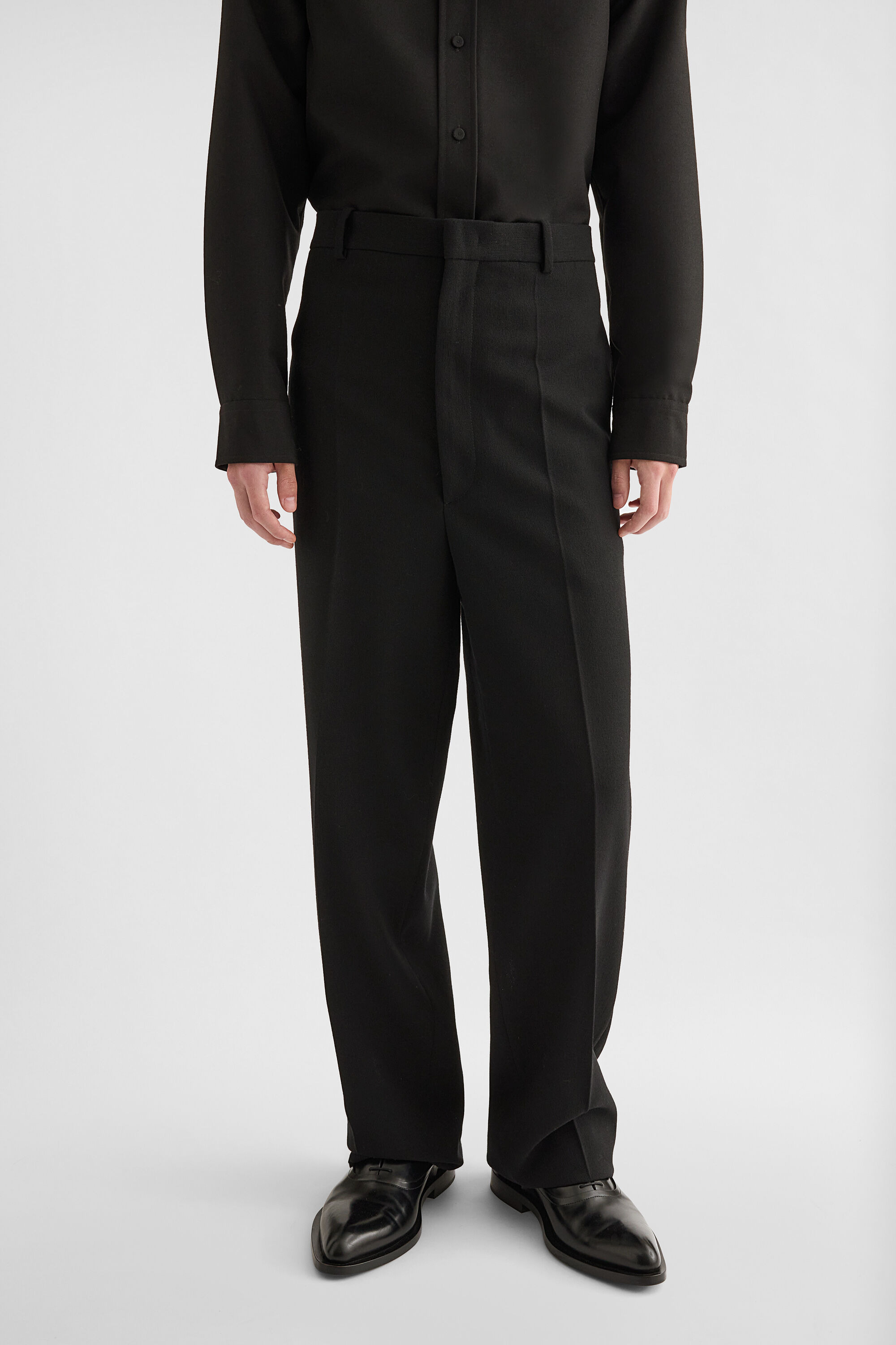Wool Canvas Trousers - 7