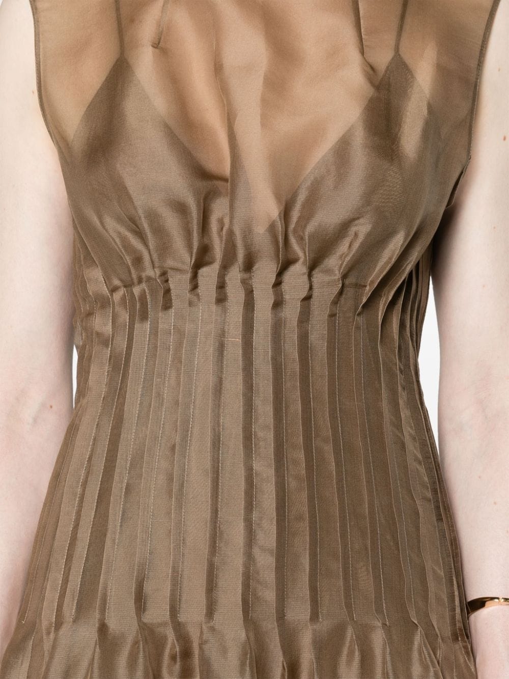Wes sheer midi dress - 5