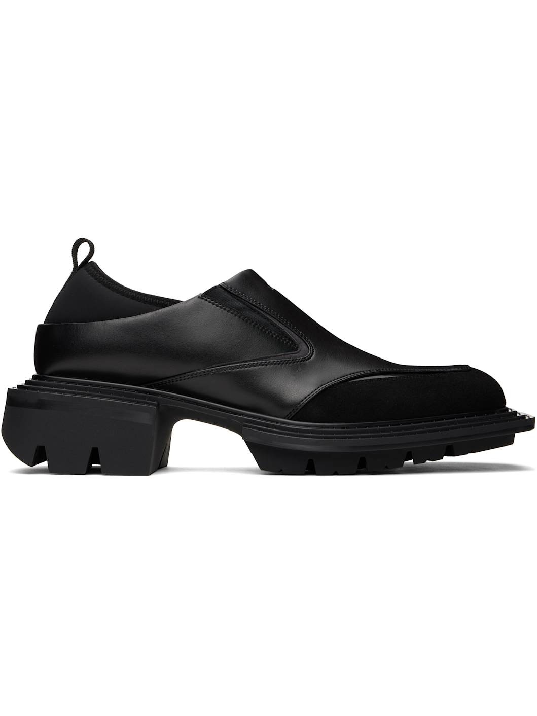 untitlab® Black Reel Loafers | REVERSIBLE