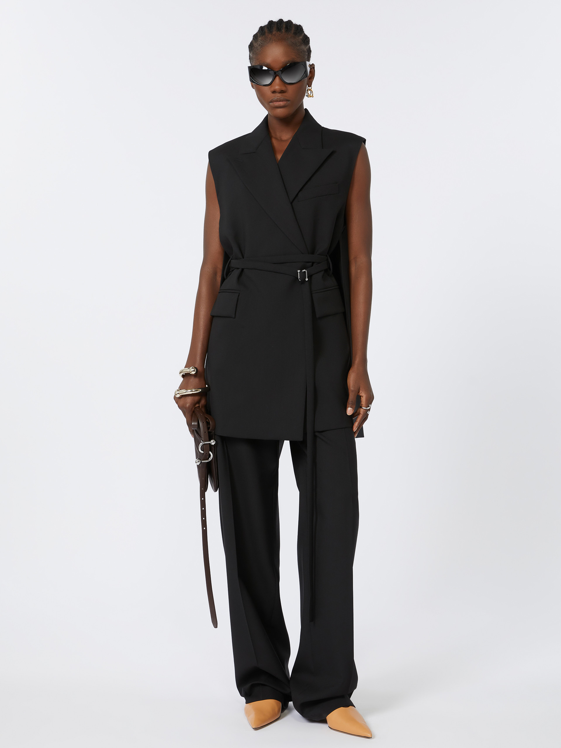 SALVO Straight wool trousers - 2