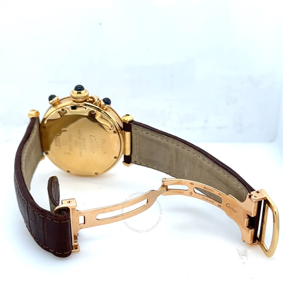 Pre-owned Cartier Pasha de Cartier Chronograph Quartz White Dial Ladies Watch WJ130009 - 4