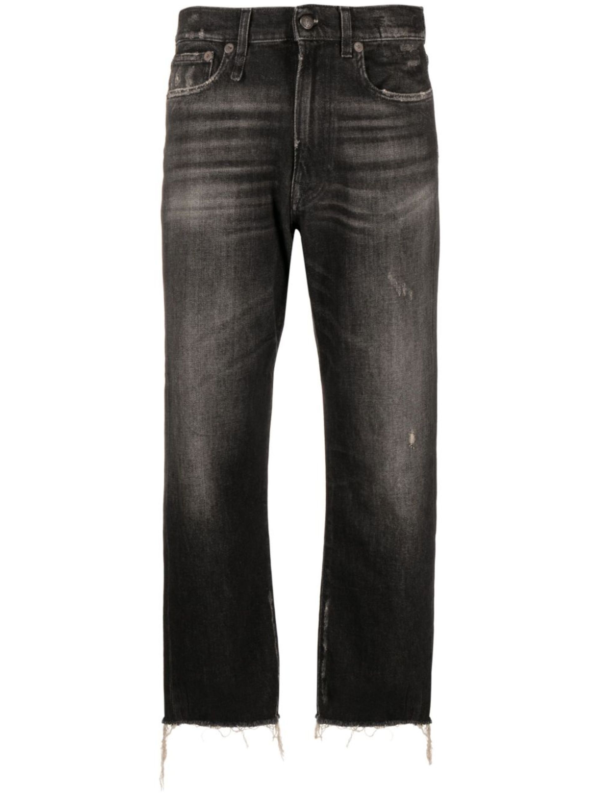 Black Tobi Joy Straight Jeans - 1