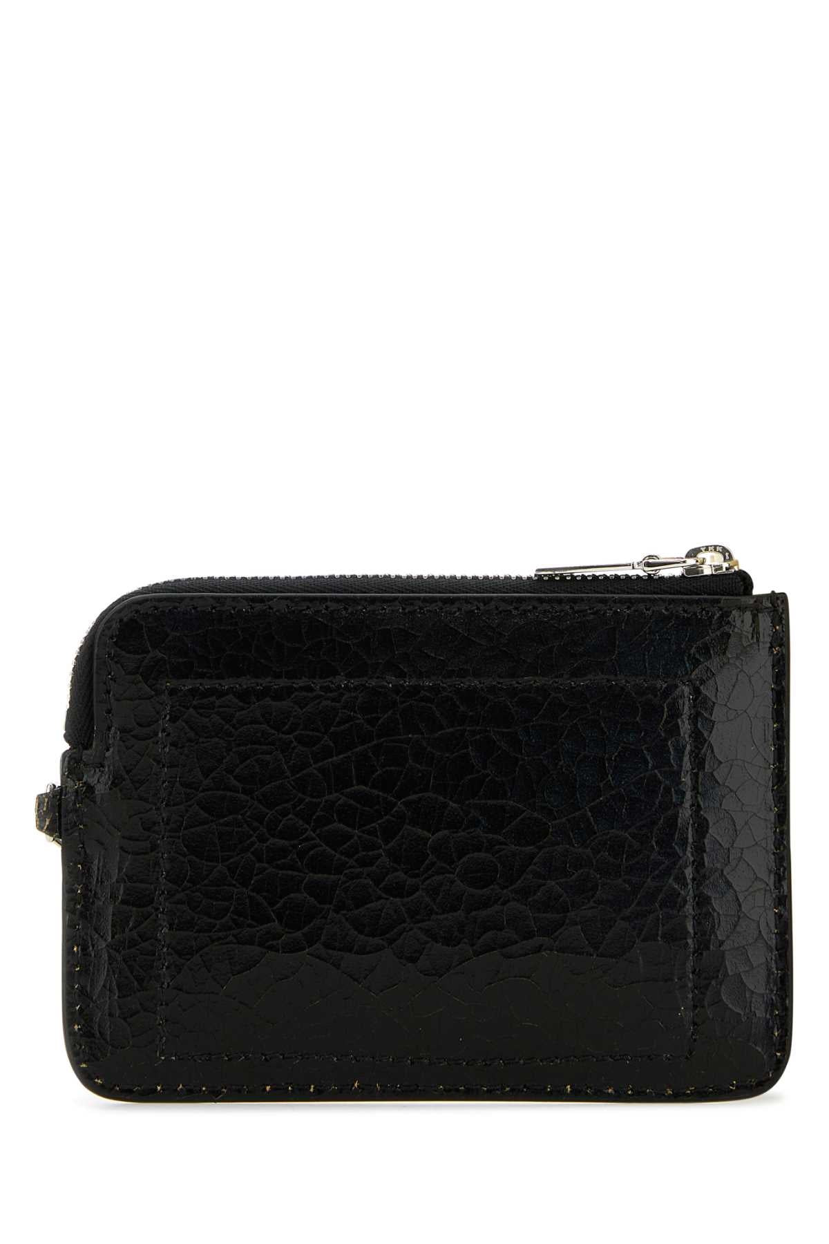 Alexander Mcqueen Men Black Leather Card Holder - 3