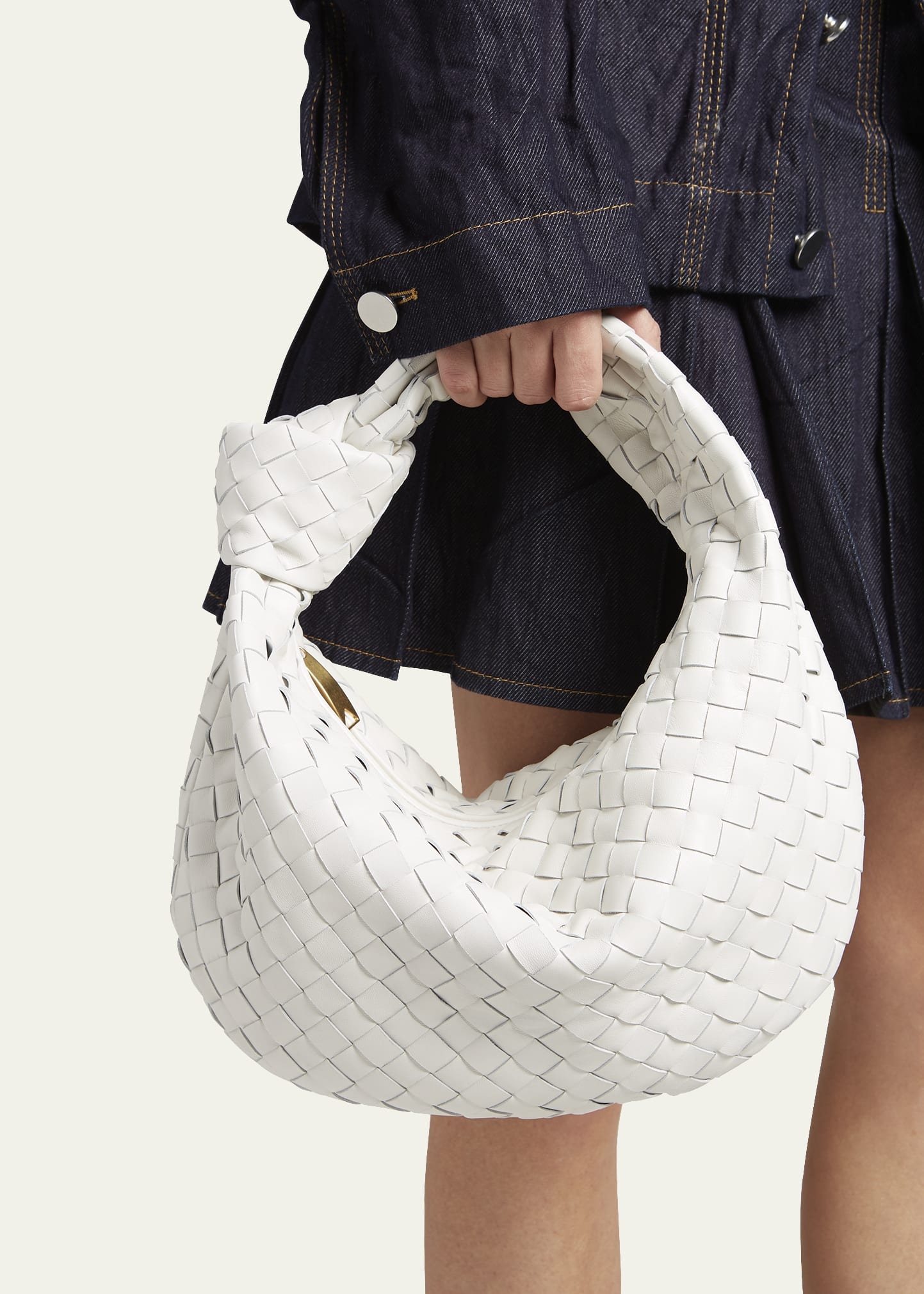 Jodie Teen Intrecciato Napa Shoulder Bag - 2
